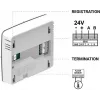 Kabelgebundener Raumthermostat R-S1 Schwarz Tech Sterowniki