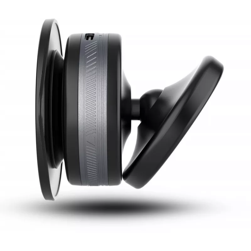 Xblitz FX9 Power Car Charging Holder mit Qi Wireless Charging, 10W, automatischer Klemme, Saugnapfhalterung