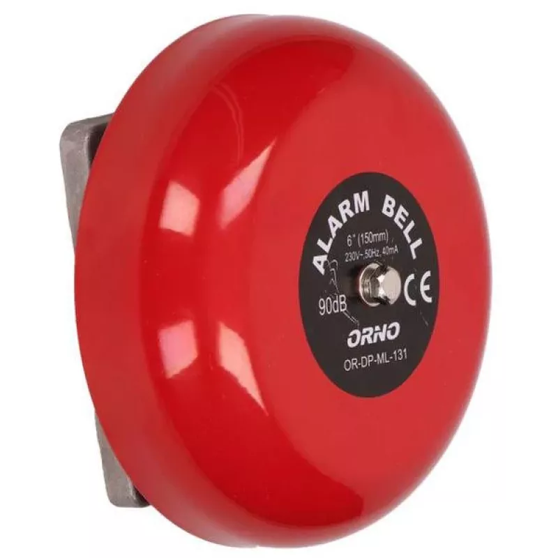 ORNO OR-DP-ML-131 Schulklingel 230V AC 85dB Rot Stahl