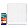 LUXURY-GOODS SC04 ZigBee TUYA Smart Scene Switch – 4 Tasten, 12 Szenen, Weiß