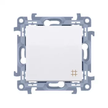 KONTAKT SIMON 10 Module Weißer Zwischenkreuzschalter mit Schraubklemmen 10AX 250V