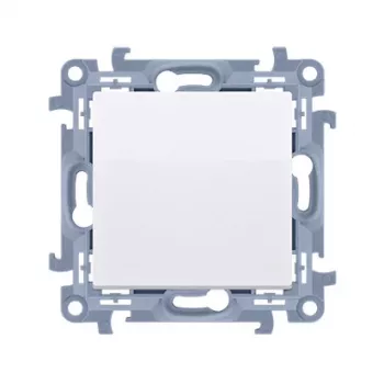 KONTAKT SIMON 10 Module Weißer Kreuzschalter Schraubklemmen 10AX 250V