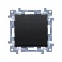 KONTAK-SIMON KONTAKT SIMON 10 Module Black Matt Series Switch Self-Clamping 10AX 250V