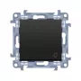 KONTAKT SIMON 10 Module Matt Schwarz Klingeltaster Selbstklemmend 10AX 250V