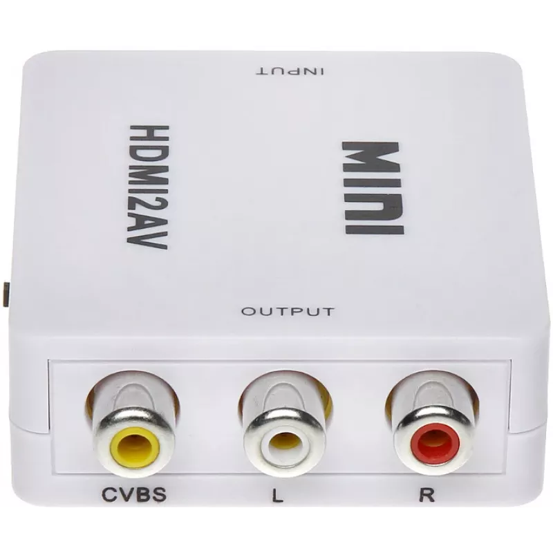 DELTA HDMI-zu-AV-Konverter - Schwarz