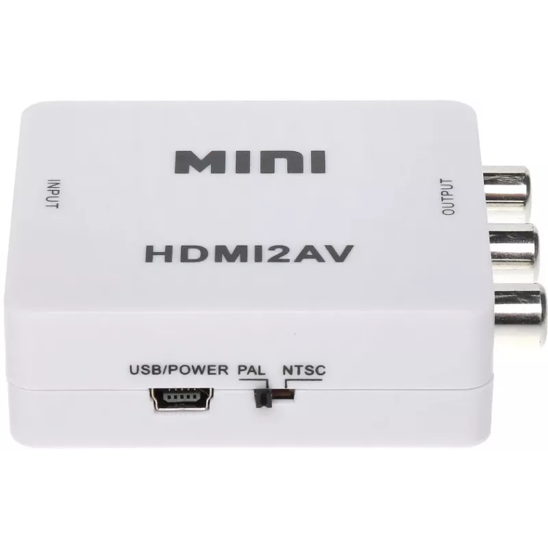 DELTA HDMI-zu-AV-Konverter - Schwarz