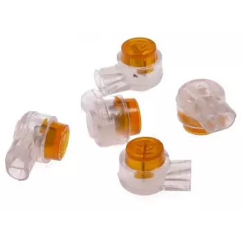 DELTA UY2-4CI/100 Schneidklemmverbinder (IDC) 2-Leiter 100er-Pack Gelb