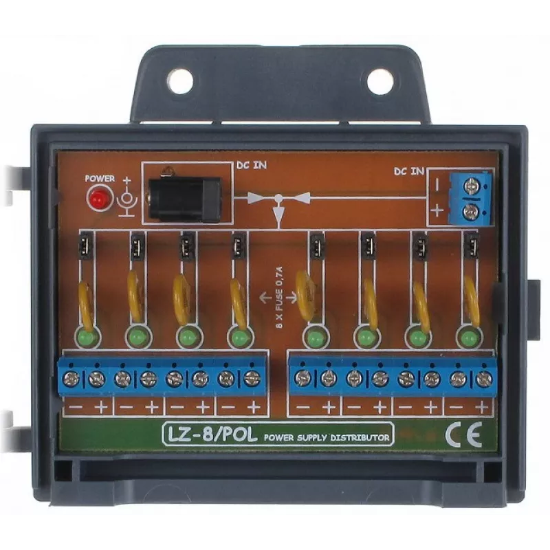 DELTA Power Terminal Block KG-8/POL 8-Pol 16A 400V Weiß