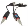 DELTA TR-1RJ-HD Passives Video-Balun-Set (2 Einheiten) - 8MP 4K HD-CVI/HD-TVI/AHD/CVBS, BNC auf RJ45, Schwarz
