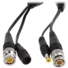 DELTA TR-1RJ-HD Passives Video-Balun-Set (2 Einheiten) - 8MP 4K HD-CVI/HD-TVI/AHD/CVBS, BNC auf RJ45, Schwarz