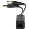 DELTA TR-1RJ-HD Passives Video-Balun-Set (2 Einheiten) - 8MP 4K HD-CVI/HD-TVI/AHD/CVBS, BNC auf RJ45, Schwarz
