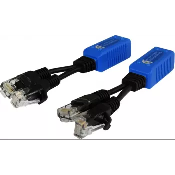 Pulsar P-POE2 Passiver PoE-Splitter 2x RJ45 Stecker auf 1x RJ45 Buchse