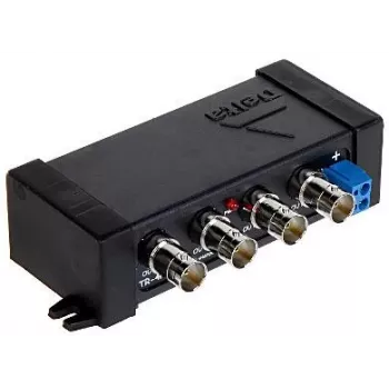 DELTA TR-4P/70 4-Kanal passiver Video-Balun / Transformator für AHD/TVI/CVI/CVBS bis 70m