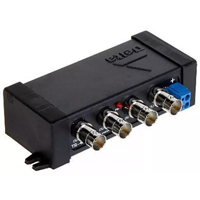 DELTA TR-4P/70 4-Kanal passiver Video-Balun / Transformator für AHD/TVI/CVI/CVBS bis 70m