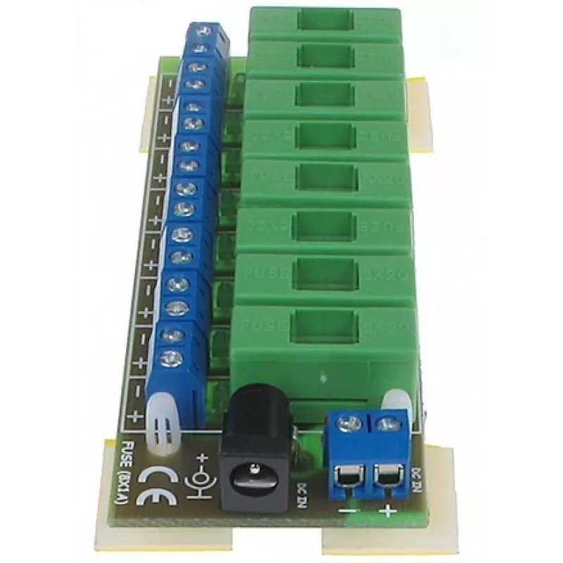 DELTA LZ-8/E Stromverteilungseinheit, 8 Ausgänge, 10-30V DC, 8A, Schraubklemme