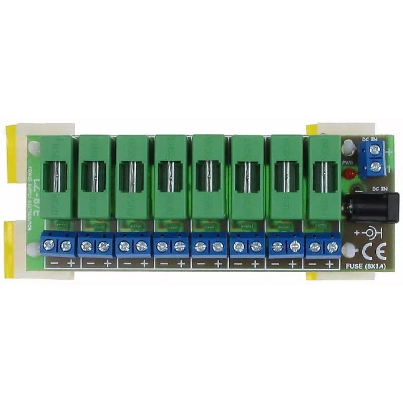 DELTA LZ-8/E Stromverteilungseinheit, 8 Ausgänge, 10-30V DC, 8A, Schraubklemme
