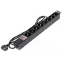 DELTA PD-8/RACK-N 8-fach 1U 19 inch Rackmontage-Stromverteilungseinheit (PDU) - 230V 16A 3680W Schuko