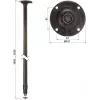 DELTA Teleskop-Deckenhalterung für Kameras BR-150X300-B, Schwarz