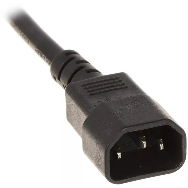 DELTA PD-8/R-IEC Steckdosenleiste 8 Steckdosen Überspannungsschutz 230V 10A Schwarz