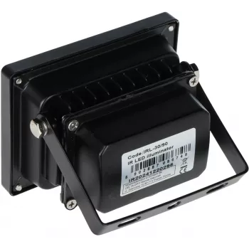 DELTA Outdoor IR-Strahler IRL-30/90 30m 90° 850nm 12V DC IP66 Schwarz
