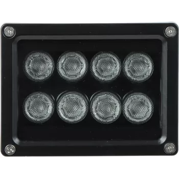 DELTA Outdoor IR-Strahler IRL-30/90 30m 90° 850nm 12V DC IP66 Schwarz