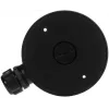 DELTA STG-1280ZJ-DM46(BLACK) Anschlussdose / Kamerahalterung, Schwarz, Aluminiumlegierung