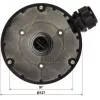 DELTA STG-1280ZJ-DM8(SCHWARZ) Anschlussdose für Dome-Kameras, Schwarz, Aluminiumlegierung