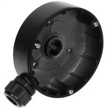 DELTA STG-1280ZJ-DM8(SCHWARZ) Anschlussdose für Dome-Kameras, Schwarz, Aluminiumlegierung