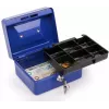 RED EAGLE BOX-150 Metall-Geldkassette mit Zylinderschloss, rot