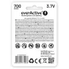 EVERACTIVE 16340 3.7V 700mAh Wiederaufladbarer Li-Ionen-Akku mit Schutzschaltung (1 Stück)