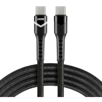 EVERACTIVE USB-C auf USB-C Kabel CBB-1PDRS 100cm 48V 5A 240W RGB LED