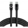 EVERACTIVE USB-C auf USB-C Kabel 2m 240W RGB LED Schwarz CBB-2PDRS