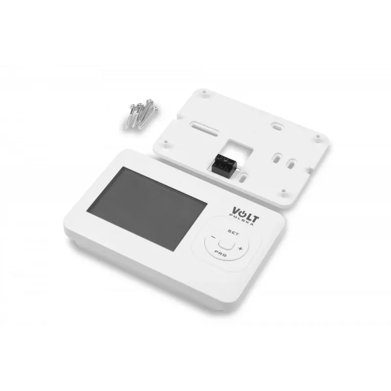 VOLT POLSKA Comfort HT-02 Kabelgebundener programmierbarer Raumthermostat, Weiß