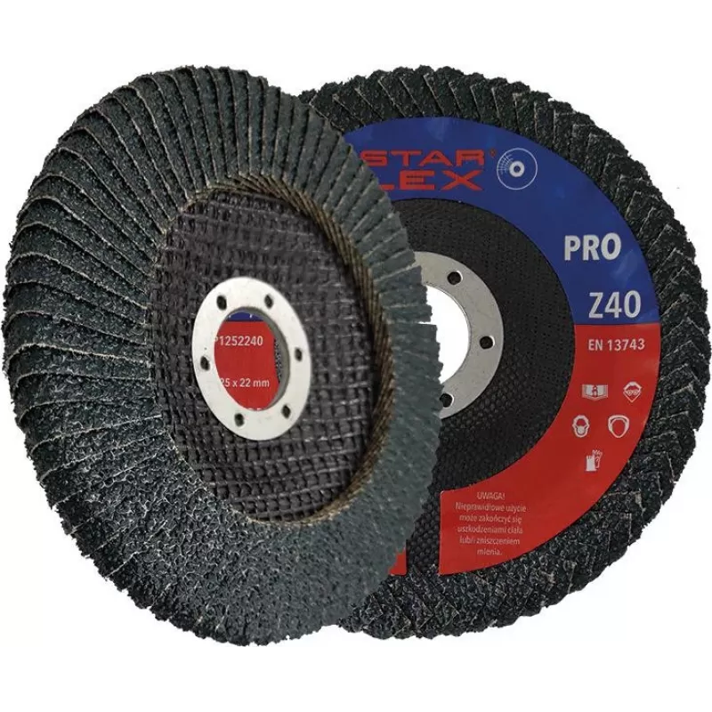 PSG Star Flex Fächerscheibe 125x22,23 mm P40 Zirkonkorund konisch Typ 29 TLP1252240