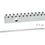PSG Premium Zahnstange 60.051 für Schiebetore - 8 mm Grundplatte, Modul M4, 1 Meter, verzinkter Stahl