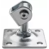 PSG Adjustable Gate Hinge 61.018.01 with Plate 80x80x3mm - M16 Thread (Galvanized Eye)