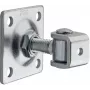 PSG Adjustable Gate Hinge 61.018.01 with Plate 80x80x3mm - M16 Thread (Galvanized Eye)