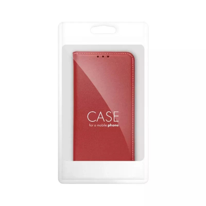 OEM Flip Case für iPhone 17 Pro / 18 Pro Smart Pro Book Leder Burgunderrot