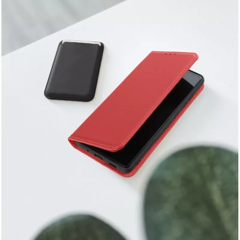 OEM Flip Case für iPhone 17 Pro / 18 Pro Smart Pro Book Leder Burgunderrot