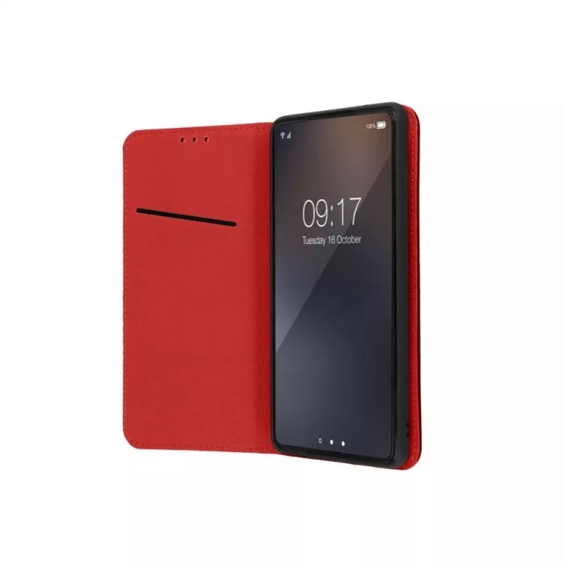 OEM Flip Case für iPhone 17 Pro / 18 Pro Smart Pro Book Leder Burgunderrot