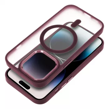 OEM Case für iPhone 17 Pro Max Matte Mag Cover kompatibel mit MagSafe Rot