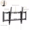 GETFORT GF-T3780-75 Neigbare TV-Wandhalterung für LED/LCD 37-80 Zoll, 75 kg, VESA 650x405 mm, Schwarz