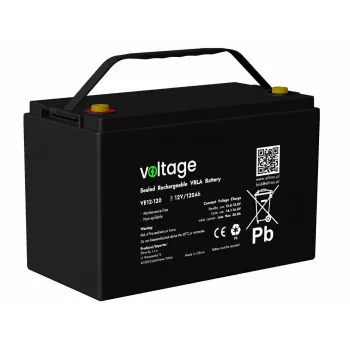 VOLTAGE AGM Batterie 12V 120Ah VE12-120 (6-9 Jahre Lebensdauer)