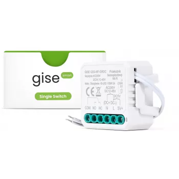 GISE Smartes Einzel-Potentialfreies Niederspannungs-WiFi-Relais-Modul | Tuya | GSS-WF-DRDC