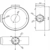 MITON MT-P1260 Aufputz-Abzweigdose 120x60x50mm IP65 Lichtgrau