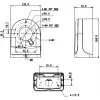 MITON MT-P204W Aufputz-Abzweigdose IP65 Weiß