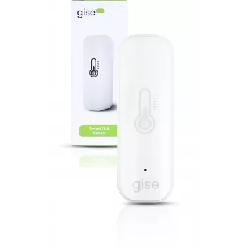 GISE Smart Temperature and Humidity Sensor Wi-Fi White | Tuya | GTHS-WF-01-W