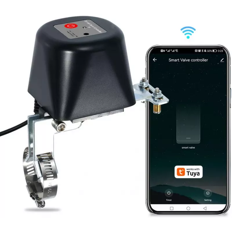 GISE GV-WF Smart Wi-Fi Wasser-/Gasventilsteuerung, Tuya-kompatibel