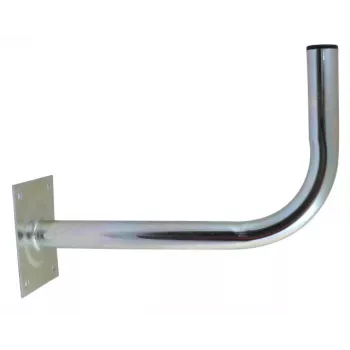 ROBSON Antenna Wall Mount L400 (40 cm) - Galvanized Steel, Silver
