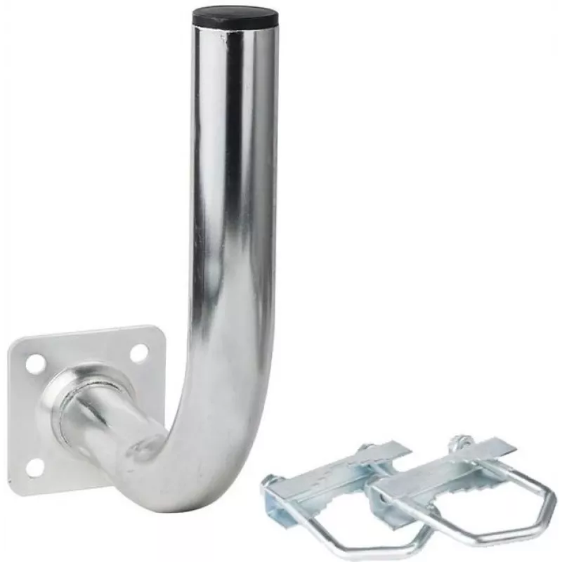 ROBSON L200B Balkon-Antennenhalterung 20 cm Silber